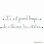 Other wall decoration - Wall Decor - Quote - " It's high time to relight the stars " - BIJOUX DE MUR