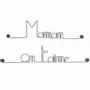 Other wall decoration - Mother's Day Gift "Mom we love you" - Wall Decoration - BIJOUX DE MUR