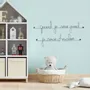 Objets déco enfant - Citation " Quand je serai grand, je serai chevalier" - BIJOUX DE MUR
