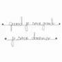 Children's decorative items - Quote "When I grow up, I will be a dancer" - BIJOUX DE MUR