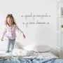 Children's decorative items - Quote "When I grow up, I will be a dancer" - BIJOUX DE MUR