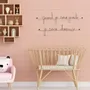 Children's decorative items - Quote "When I grow up, I will be a dancer" - BIJOUX DE MUR