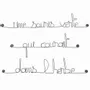 Other wall decoration - Quote "A green mouse running in the grass" - BIJOUX DE MUR