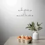 Other wall decoration - Quote Wire Cooking\” Fat is life\ " - BIJOUX DE MUR