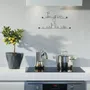 Other wall decoration - Quote Wire Cooking\” Fat is life\ " - BIJOUX DE MUR