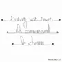 Other wall decoration - Metal Wall Decor Quote "Follow your dreams,..." - BIJOUX DE MUR