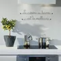 Other wall decoration - Quote in wire "Cooking with butter is..." - BIJOUX DE MUR