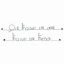Gifts - Quote in wire "He who finds a friend finds a treasure" - BIJOUX DE MUR