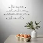 Other wall decoration - Wire quote on the art of eating - BIJOUX DE MUR