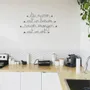 Other wall decoration - Wire quote on the art of eating - BIJOUX DE MUR
