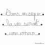 Autres décorations murales - Citation en fil de fer sur la Musique - BIJOUX DE MUR