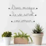 Autres décorations murales - Citation en fil de fer sur la Musique - BIJOUX DE MUR