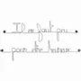 Other wall decoration - Metal Quote "It takes little to be happy" - BIJOUX DE MUR