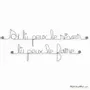 Other wall decoration - Metal Quote "If you can dream it, you can do it" - BIJOUX DE MUR