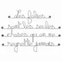 Other wall decoration - Oscar Wilde Metal Quote - Wall Decor - BIJOUX DE MUR