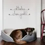 Other wall decoration - Attention, friendly dog door decoration - BIJOUX DE MUR