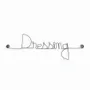 Autres décorations murales - Décoration de porte en fil de fer " Dressing " - BIJOUX DE MUR