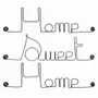 Autres décorations murales - Déco Murale : " Home sweet home " - BIJOUX DE MUR