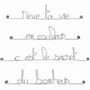 Other wall decoration - Metal Decor - Dream and Happiness - BIJOUX DE MUR
