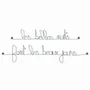 Other wall decoration - Metal bedroom wall decoration "Beautiful nights make beautiful people" - BIJOUX DE MUR