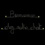 Other wall decoration - Gold-plated brass wall decoration: "Welcome to our cat's home" - BIJOUX DE MUR