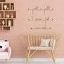 Objets déco enfant - Décoration Murale Métal Chambre Enfant Citation " Petit à petit, ..." - BIJOUX DE MUR