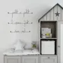 Objets déco enfant - Décoration Murale Métal Chambre Enfant Citation " Petit à petit, ..." - BIJOUX DE MUR