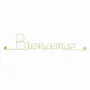 Autres décorations murales - Décoration Murale - Mot en fil de Laiton Doré " Bienvenue " - BIJOUX DE MUR