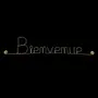 Autres décorations murales - Décoration Murale - Mot en fil de Laiton Doré " Bienvenue " - BIJOUX DE MUR
