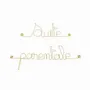 Other wall decoration - Décoration Murale de porte en Laiton Doré " Suite parentale" - BIJOUX DE MUR