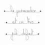 Other wall decoration - Metal Kitchen Quote Wall Decoration - Gourmandise - BIJOUX DE MUR