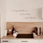 Other wall decoration - Metal Kitchen Quote Wall Decoration - Gourmandise - BIJOUX DE MUR