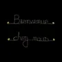 Autres décorations murales - Décoration Murale Fil de laiton doré "Bienvenue chez nous" - BIJOUX DE MUR