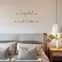 Other wall decoration - Metal Wall Decoration Quote "The important thing is to love" - BIJOUX DE MUR