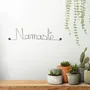 Other wall decoration - Yoga wall decoration in wire "Namaste" to pin - BIJOUX DE MUR