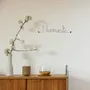 Other wall decoration - Yoga wall decoration in wire "Namaste" to pin - BIJOUX DE MUR