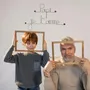 Autres décorations murales - Fête des Grand-Pères " Papi je t'aime " - en Fil de Fer - BIJOUX DE MUR