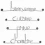Other wall decoration - Set of small "HOME" messages - BIJOUX DE MUR
