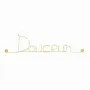 Children's decorative items - Gold Brass Wire Word "Sweetness" - Wall Decoration - BIJOUX DE MUR
