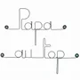 Objets de décoration - Décoration Murale en Fil de Fer "Papa au top" - à punaiser - BIJOUX DE MUR