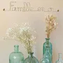 Other wall decoration - Gilded Brass Wire Wall Decoration\" Gold Family\” - to pin - BIJOUX DE MUR