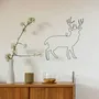 Other wall decoration - Wire Wall Decoration\" Deer\” - to pin - Wall Jewelry - BIJOUX DE MUR
