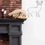 Other wall decoration - Wire Wall Decoration\" Deer\” - to pin - Wall Jewelry - BIJOUX DE MUR