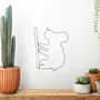 Other wall decoration - Wire Wall Decoration\" Koala Silhouette\ "” - to pin - BIJOUX DE MUR