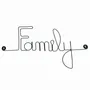 Other wall decoration - Wire Wall Decoration\" Family\” - to pin - Wall Jewelry - BIJOUX DE MUR