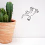 Children's bedrooms - Wire Wall Decoration - Salamander Silhouette - To be pinned - BIJOUX DE MUR