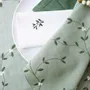 Table linen - Embroidered Linen Placemat | VISCHIO Green - GIARDINO SEGRETO