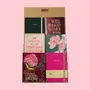 Papeterie bureau - Carnet en satin/coton avec fleurs de lotus épanouies - BIEN MOVES