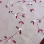 Table linen - Embroidered Linen Placemat | VISCHIO Bordeaux - GIARDINO SEGRETO