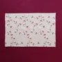Table linen - Embroidered Linen Placemat | VISCHIO Bordeaux - GIARDINO SEGRETO